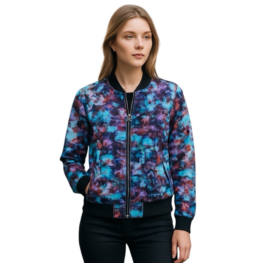 Women's Multicolor Bomber Jacket